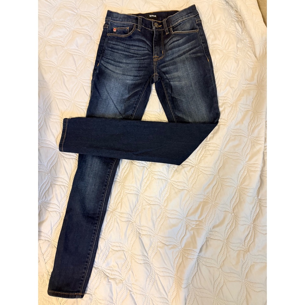 Hudson Natalie Super Skinny Jeans Dark Wash Indigo Blue Denim Size 25 Womens